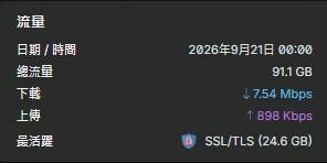 中華電信光世代1G/1G家用型,網路流量數據異常!?