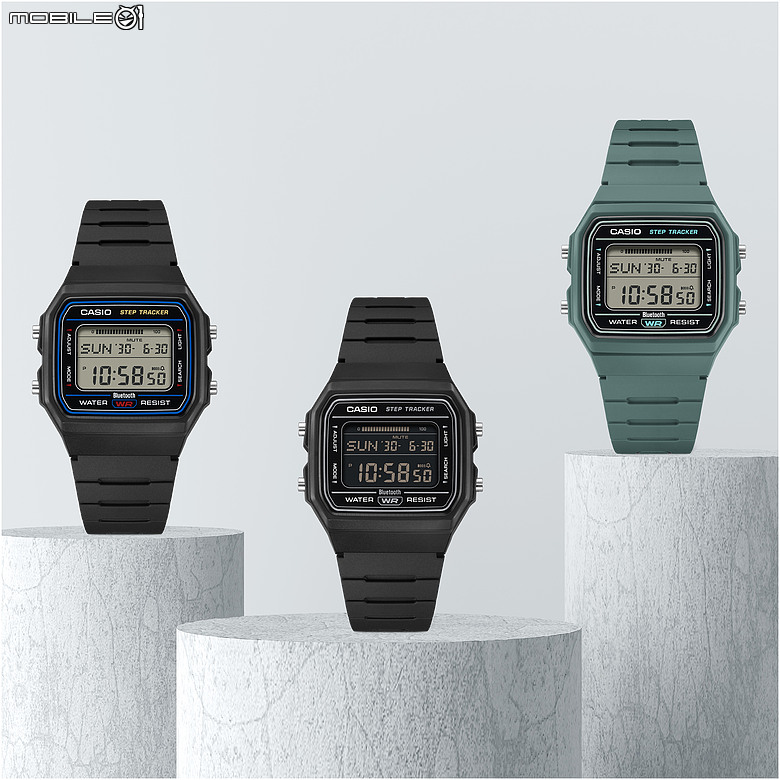 CASIO 全新 F-B100W 系列登場｜支援藍牙連線與計步功能、1.8K 即可入手！