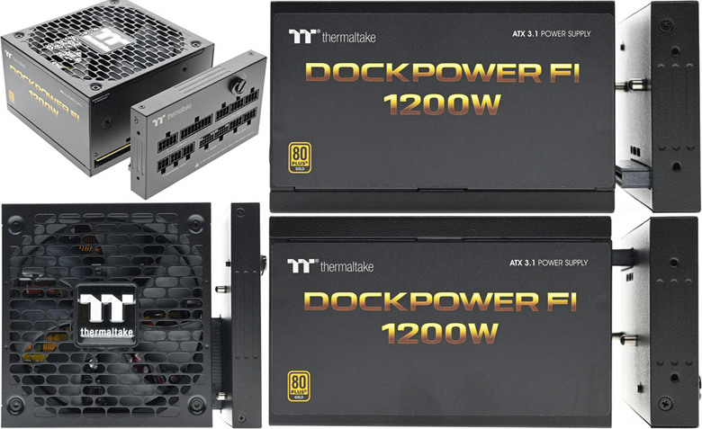 點我看大圖 Thermaltake DOCKPOWER FI 1200W金牌全模組電源開箱