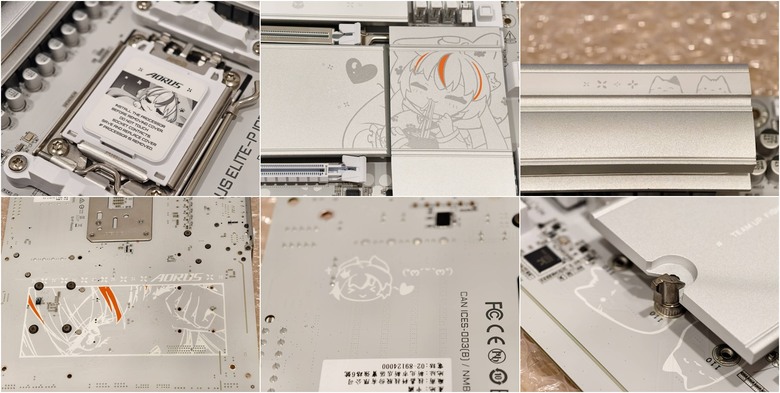 動漫風格貓娘主機板 B850 AORUS ELITE-P ICE ，見識不一樣的雕妹