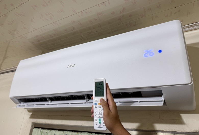 點我看大圖 日系新冷氣開箱 AQUA 初系列 安裝兩個月心得