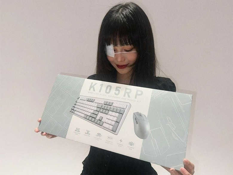 IROCKS K105RP高剪刀腳三模鍵盤