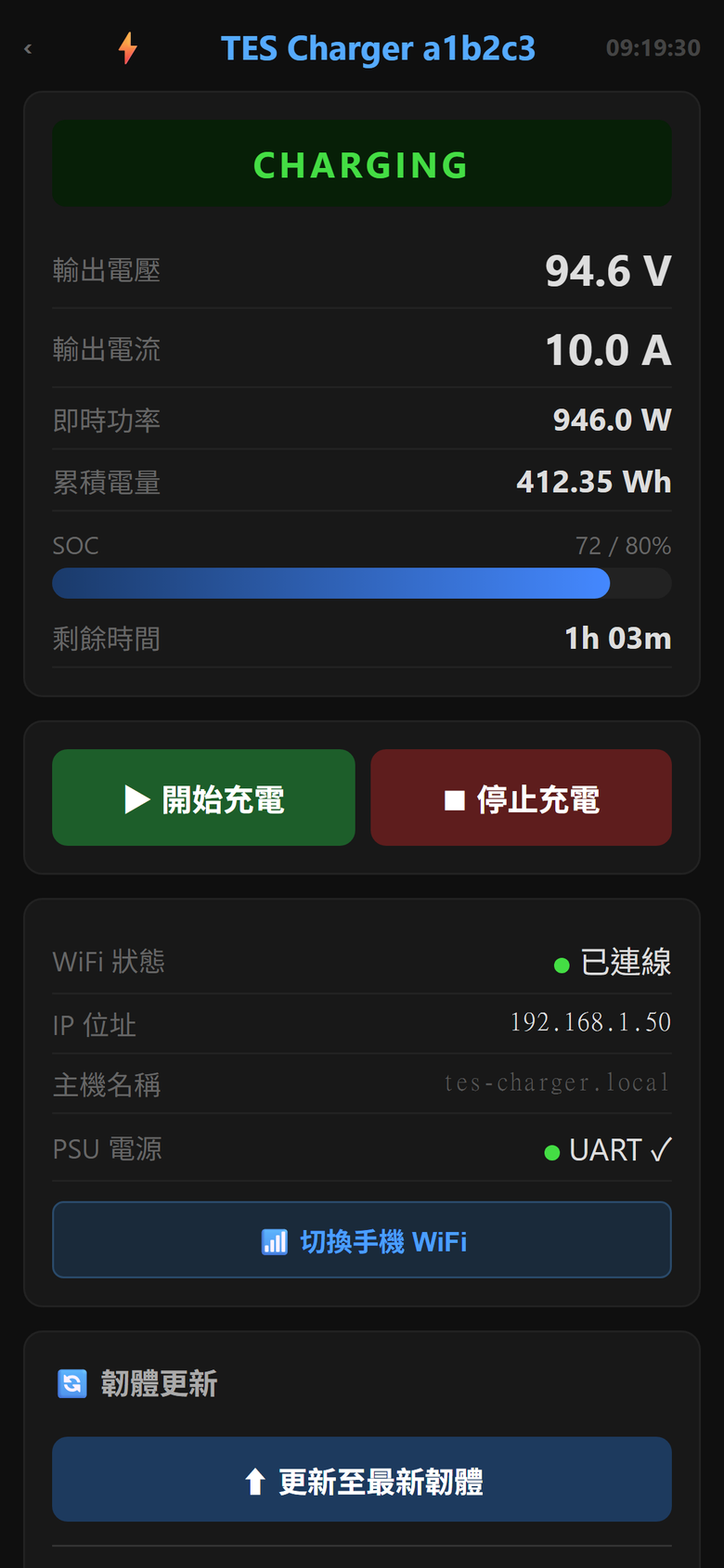 iE125 充電器過熱燒掉、快充站又太少?原廠充電器改裝與 TES 快充控制板