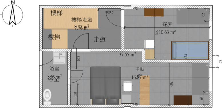 【請益】狹長型房間隔間問題