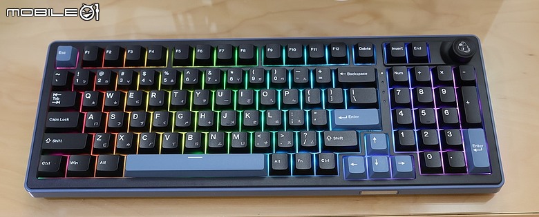 點我看大圖 VIA 軟體支援 Ducky OK-M-98 緊湊型全尺寸入門三模無線機械鍵盤