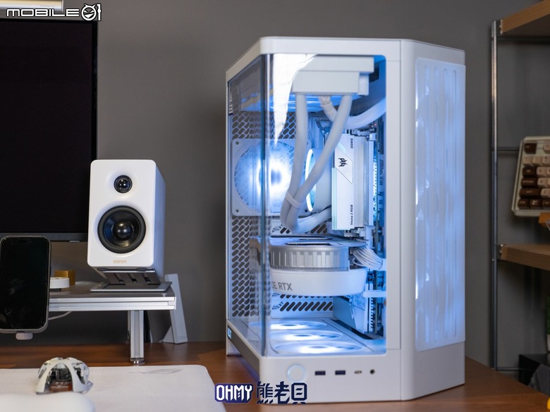 NZXT H6 RGB+一體式曲面玻璃雙艙海景機殼 滿配風扇x支援背插