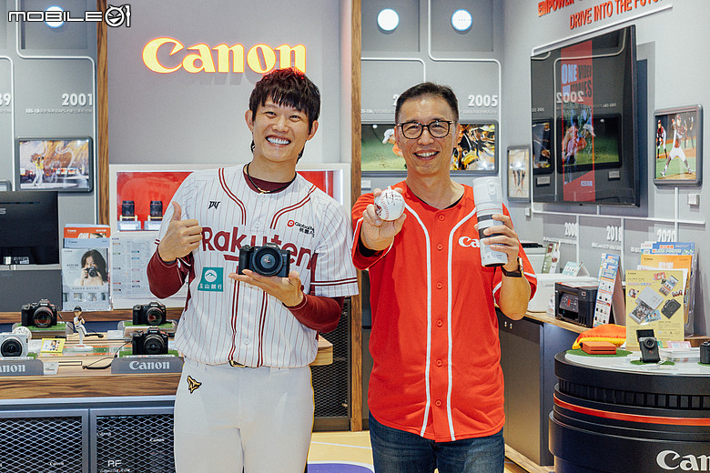Canon 進駐臺北大巨蛋｜運動主題體驗店正式開幕，陳冠宇化身一日店長！