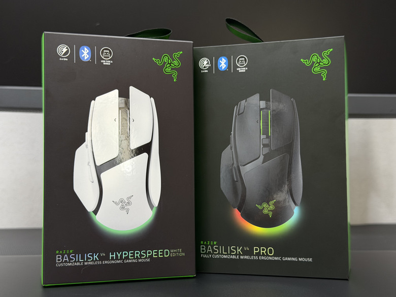 點我看大圖 【開箱|心得】新一代巴塞利斯蛇人體工學電競滑鼠|Razer Basilisk V4 HyperSpeed & Pro