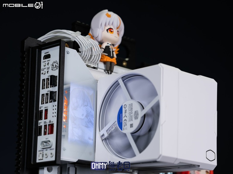 Q萌形象二次元雕妹 技嘉 B850 AORUS ELITE-P ICE主機板
