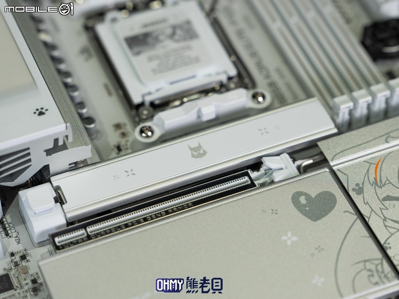 Q萌形象二次元雕妹 技嘉 B850 AORUS ELITE-P ICE主機板