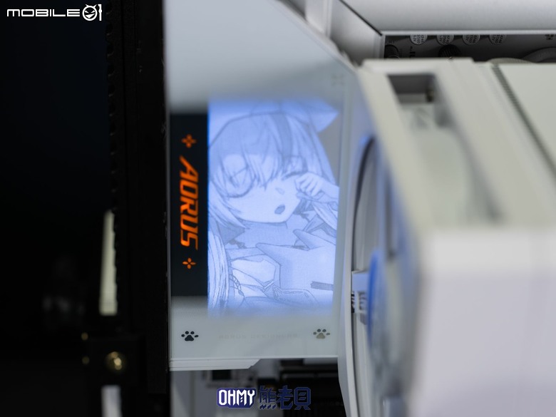 Q萌形象二次元雕妹 技嘉 B850 AORUS ELITE-P ICE主機板