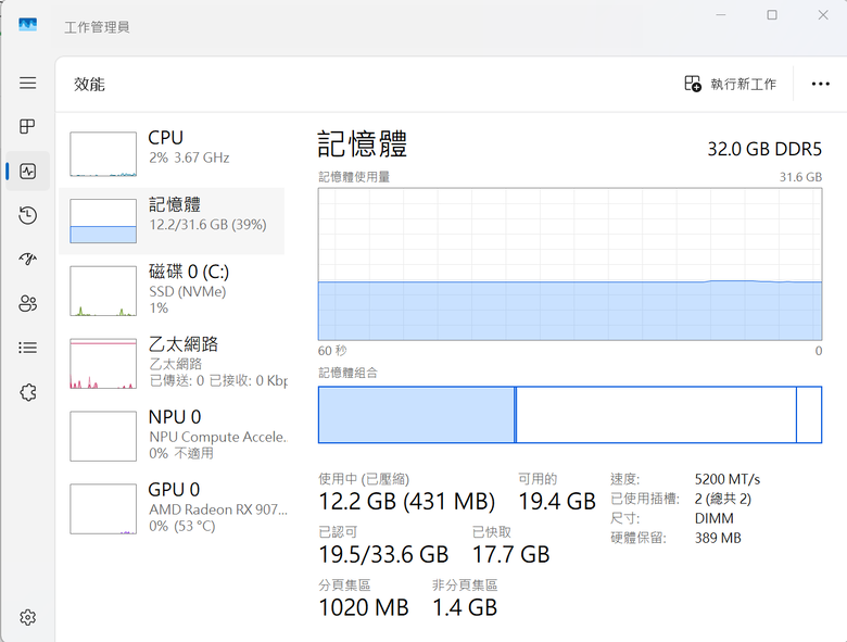 Acer Nitro｜N30-100 電競桌上型電腦 (Windows 11 Home/RX9070XT/R7-8700F/16G*2/1T SSD)開箱分享與測試