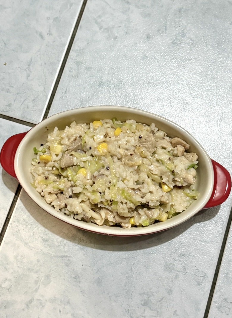 快速又簡單的奶油濃湯燉飯