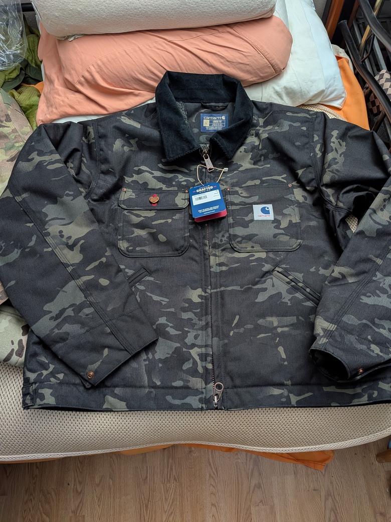 2026 Carhartt(卡哈特) 美國限定CRAFTED 外套迷彩版