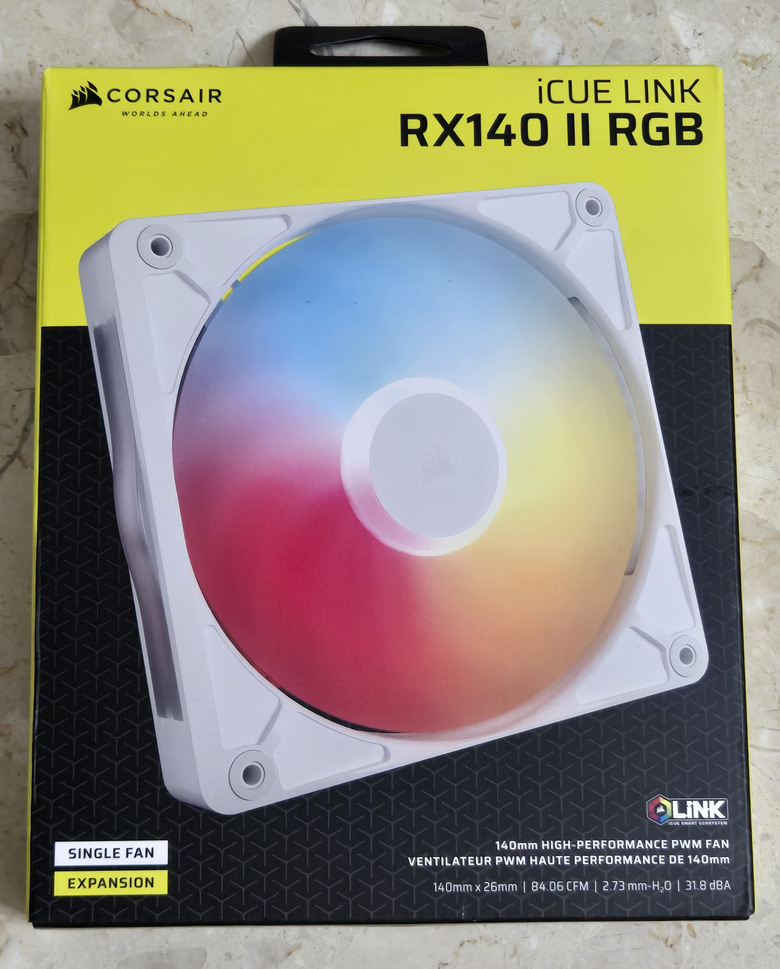 【開箱簡測】CORSAIR iCUE LINK RX140 II RGB PWM 風扇簡測 (圖多)