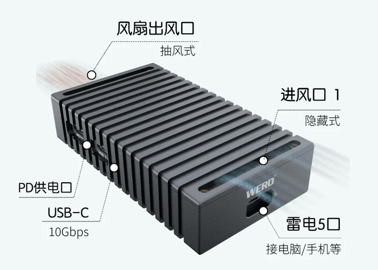 【開箱簡測】既是外接盒也是HUB,WERO (雷翎) Thunderbolt 5 DRP 全模式 M.2/NVMe SSD 外接盒效能簡測 (圖多)