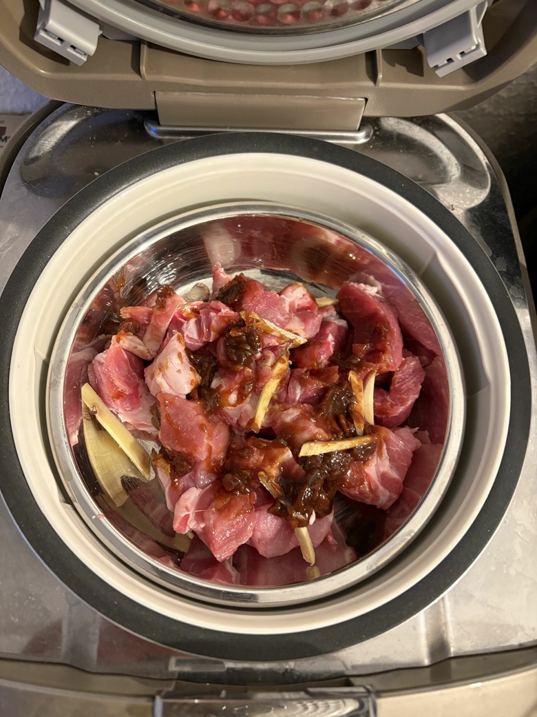 終極懶人料理-豆醬蒸豬肩肉