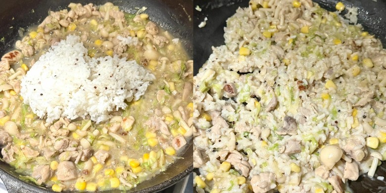 快速又簡單的奶油濃湯燉飯