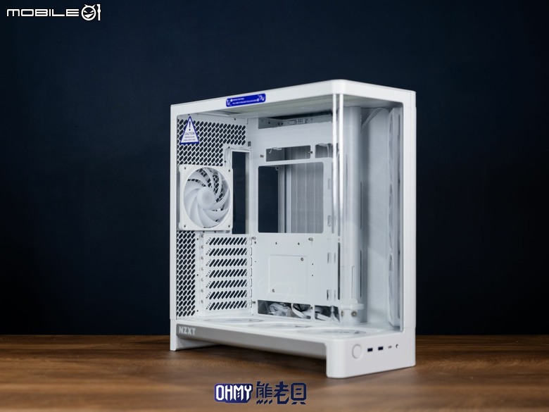 NZXT H6 RGB+一體式曲面玻璃雙艙海景機殼 滿配風扇x支援背插