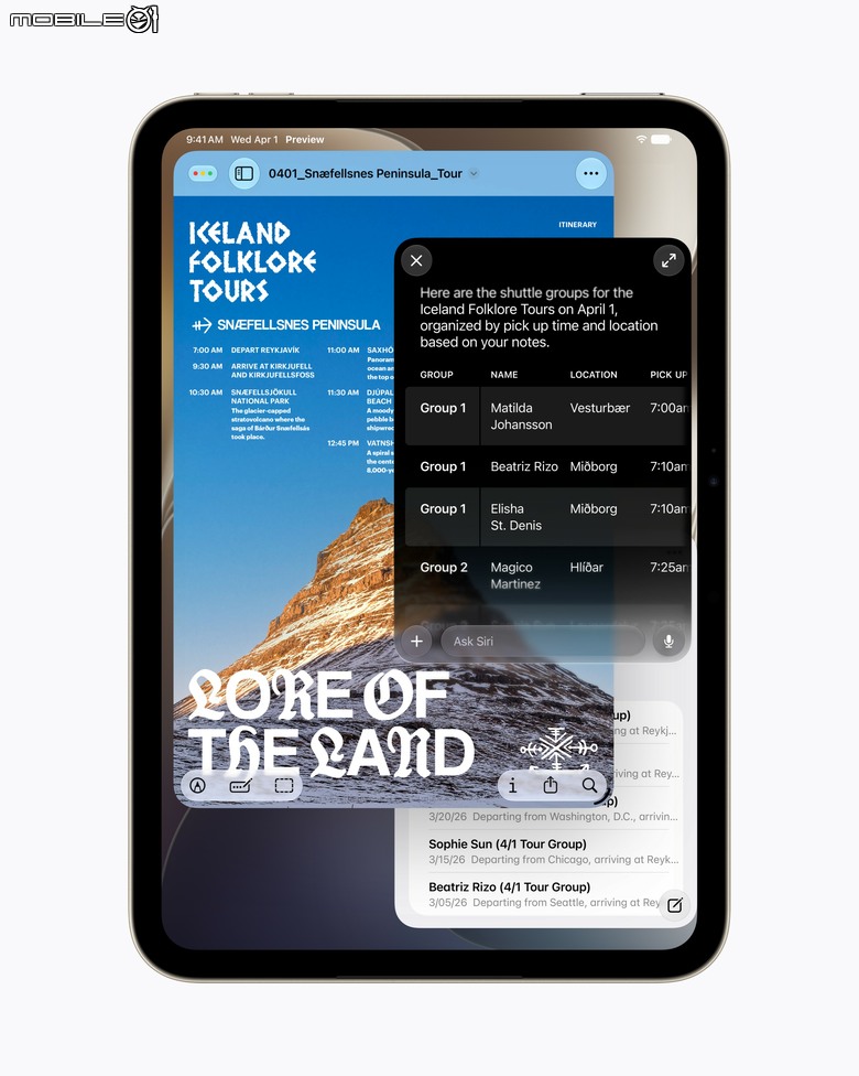 蘋果發表全新 iPad Mini 平板 螢幕改用顯示更好的 OLED 效能表現也大幅加強！