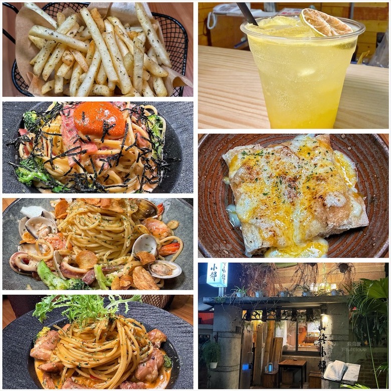 逢甲巷弄深夜微醺食堂,義大利麵份量多又好吃,八種口味可以挑選