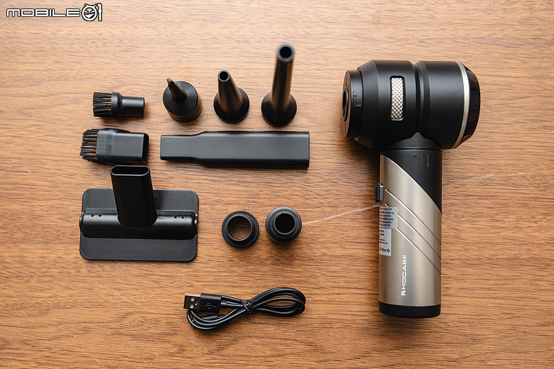 KOCA Dusty MINI 1 手持吸塵器|從車內餅乾屑到生活,吸塵、吹氣、抽真空、充氣一機搞定