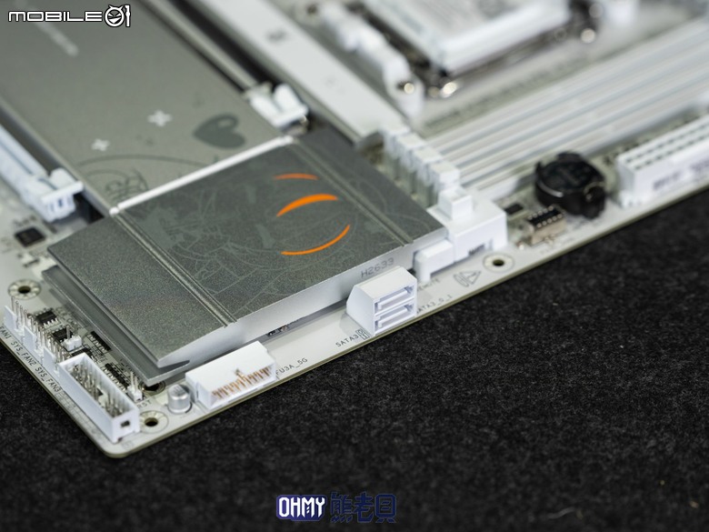 Q萌形象二次元雕妹 技嘉 B850 AORUS ELITE-P ICE主機板