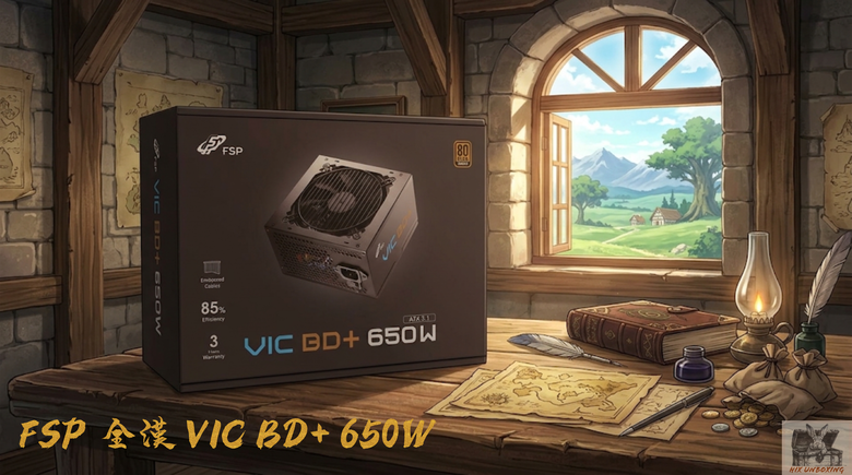 點我看大圖 入門CP取向電供,FSP全漢 VIC BD+ 650W