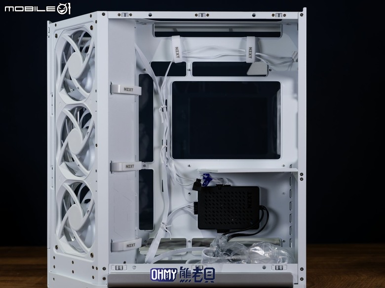 NZXT H6 RGB+一體式曲面玻璃雙艙海景機殼 滿配風扇x支援背插
