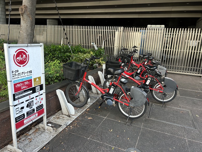 用 力 騎 到 大 阪 (大阪府廳、難波城跡、大阪城)