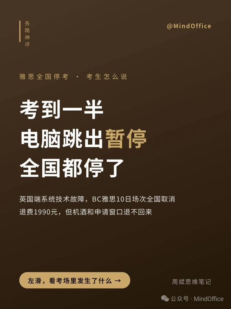 20261011 全中國停止雅思考試