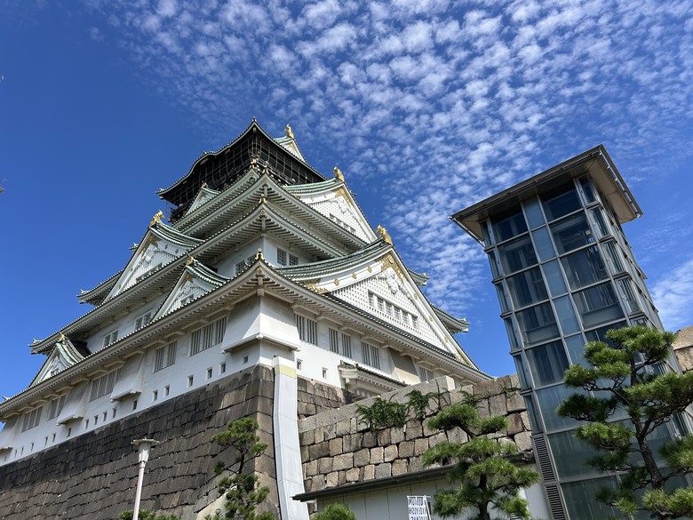 用 力 騎 到 大 阪 (大阪府廳、難波城跡、大阪城)