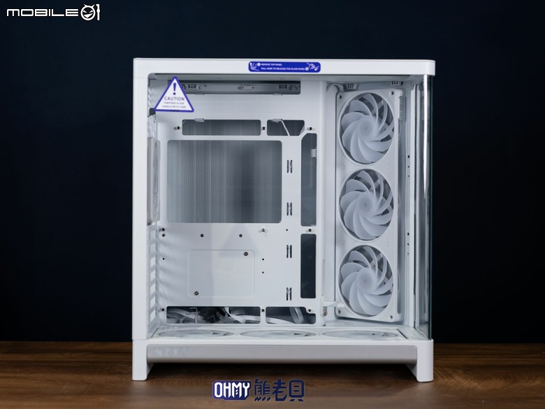 NZXT H6 RGB+一體式曲面玻璃雙艙海景機殼 滿配風扇x支援背插