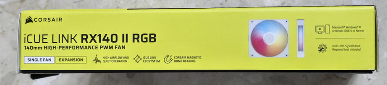 【開箱簡測】CORSAIR iCUE LINK RX140 II RGB PWM 風扇簡測 (圖多)