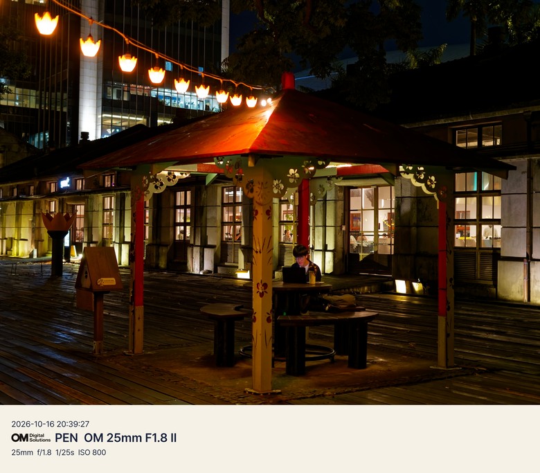八斗子漁港、華山＆松菸文創園區夜晚散策｜OM SYSTEM PEN 隨手拍紀錄