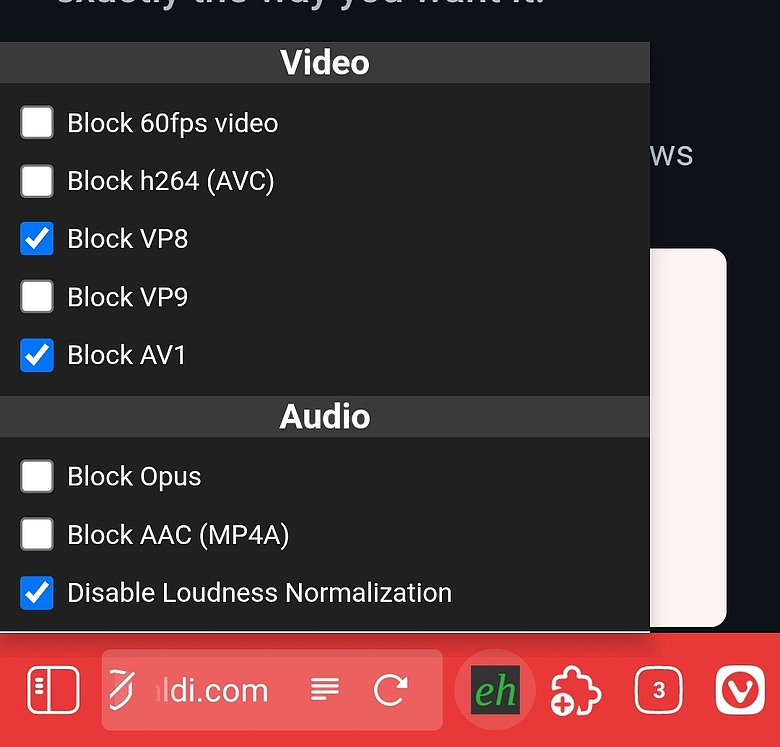 點我看大圖 【分享】Vivaldi Android 8.2 版可以用 Chrome 擴充功能啦!還有一些胡言亂語…