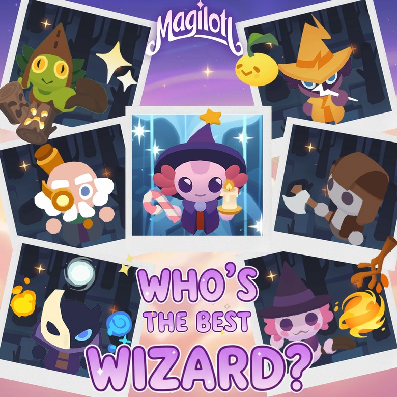 《MagiLotl: Idle Wizard Tycoon》魔法蠑螈：放置魔法大亨 10月5日 正式上線 從小小魔法攤位起步 熬製藥水、販售裝備、擴張店鋪 打造奇幻商業帝國 可愛、策略、掛機一次滿足