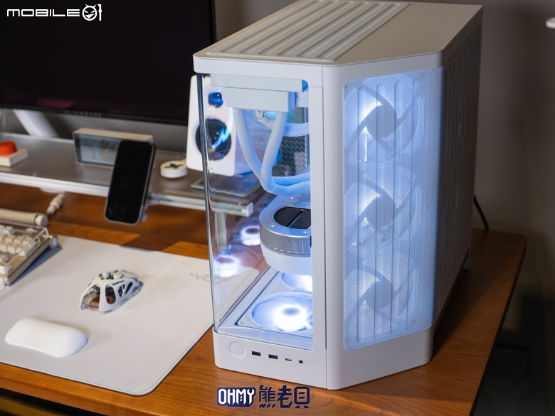 NZXT H6 RGB+一體式曲面玻璃雙艙海景機殼 滿配風扇x支援背插