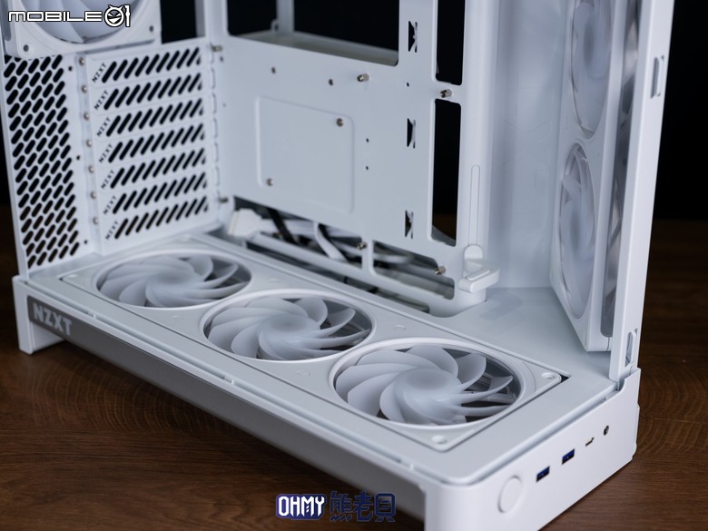 NZXT H6 RGB+一體式曲面玻璃雙艙海景機殼 滿配風扇x支援背插