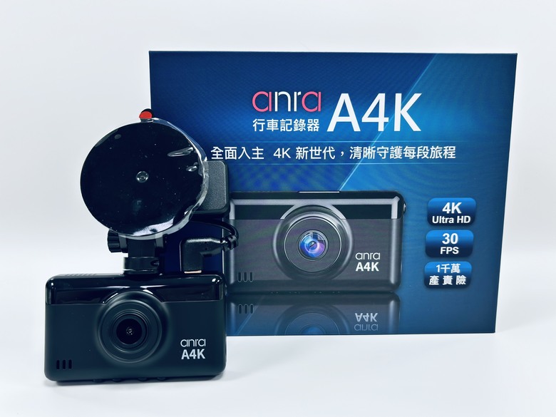 【開箱】anra A4K 行車記錄器-只要$2688就有4K畫質，C/P值超高！