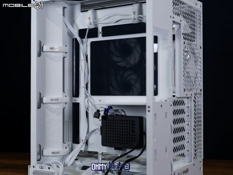 NZXT H6 RGB+一體式曲面玻璃雙艙海景機殼 滿配風扇x支援背插