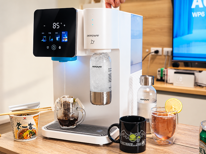 把全方位飲水吧，放上桌｜Acerpure 冰氣靈 冰溫瞬熱氣泡RO濾淨飲水機