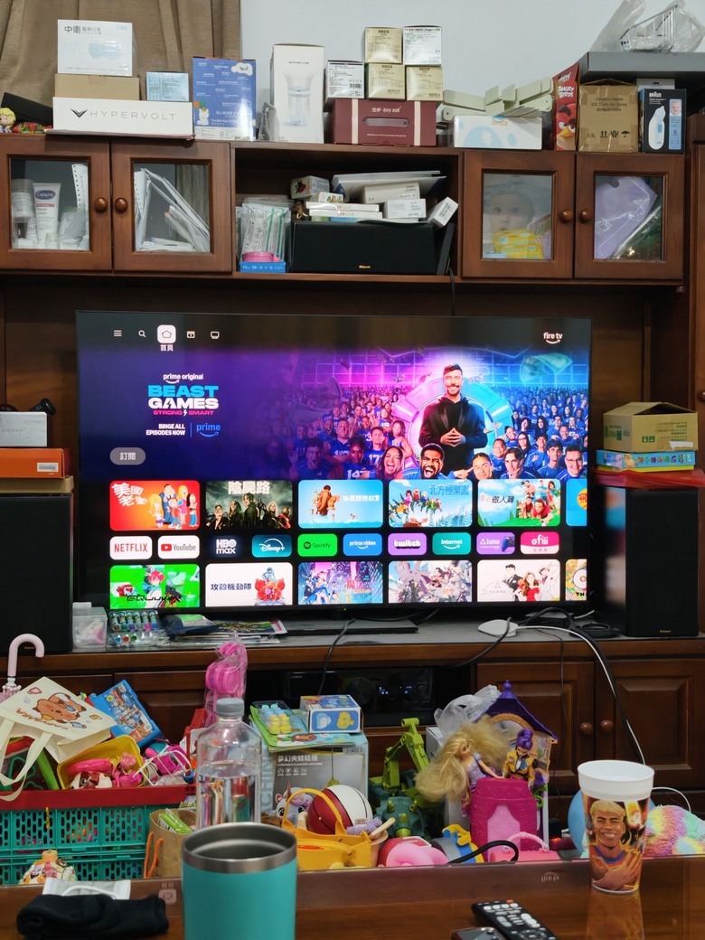 國際牌fire tv終於更新了，可以中文搜尋