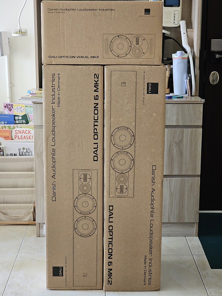 小升級(上)Dali opticon 6 MK2 & opticon vokal MK2