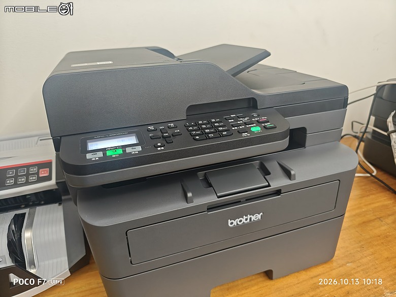 Brother MFC-L2805DW事務機，裝機