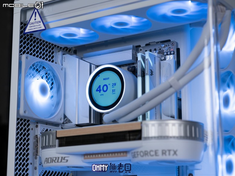 NZXT H6 RGB+一體式曲面玻璃雙艙海景機殼 滿配風扇x支援背插