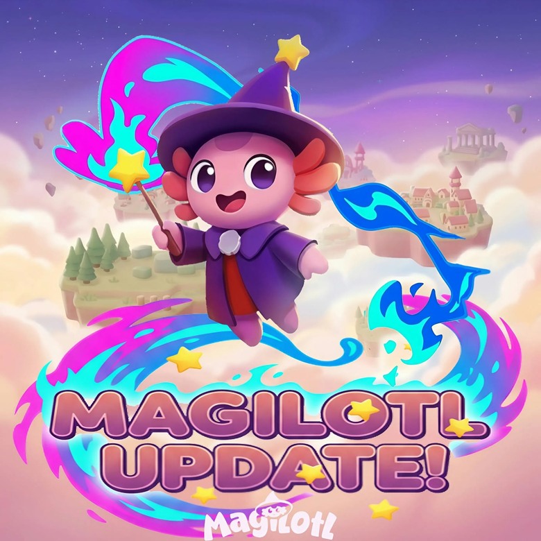 《MagiLotl: Idle Wizard Tycoon》魔法蠑螈:放置魔法大亨 10月5日 正式上線 從小小魔法攤位起步 熬製藥水、販售裝備、擴張店鋪 打造奇幻商業帝國 可愛、策略、掛機一次滿足