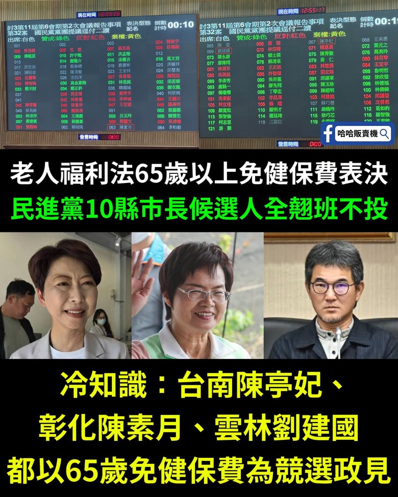 有哪些老人願意自己交健保費的，可以出來拒絕補助！！