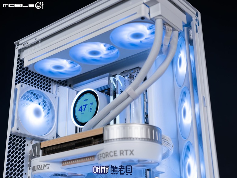 NZXT H6 RGB+一體式曲面玻璃雙艙海景機殼 滿配風扇x支援背插