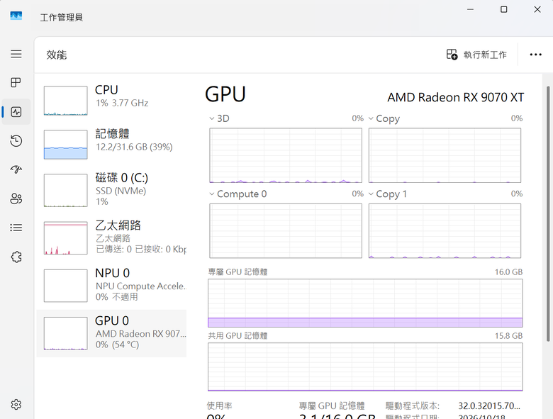 Acer Nitro｜N30-100 電競桌上型電腦 (Windows 11 Home/RX9070XT/R7-8700F/16G*2/1T SSD)開箱分享與測試